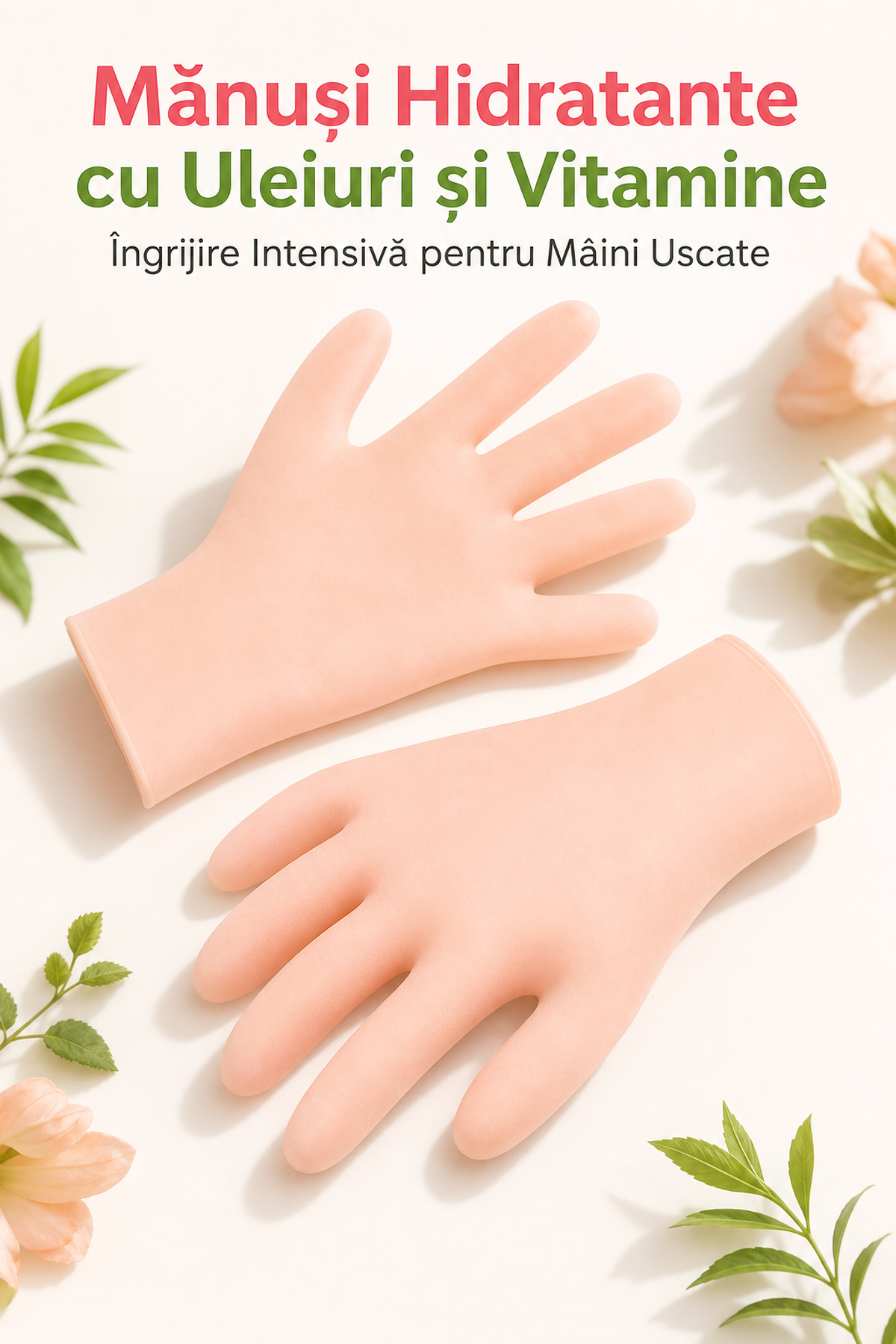 Mănuși Hidratante cu Uleiuri și Vitamine — Îngrijire Intensivă pentru Mâini Uscate 💖🌿