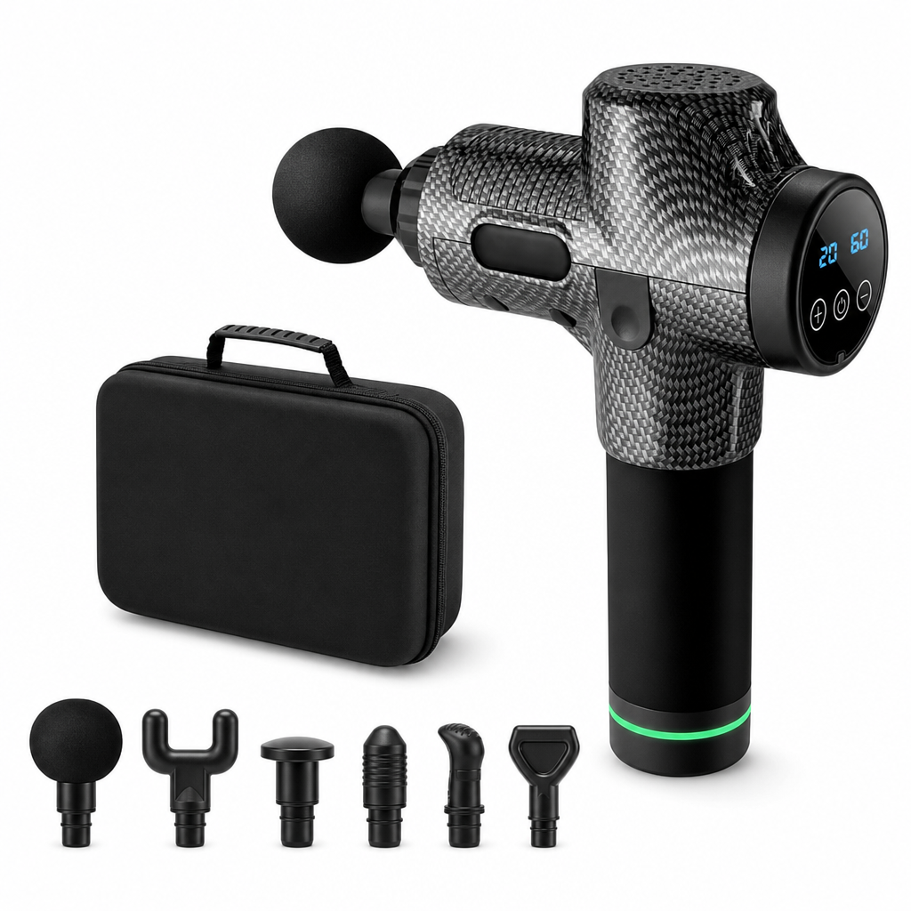 Aparat Profesional de Masaj Tip Pistol cu 30 de Viteze — Relaxare Instantanee! 💆♀️✨ Imagine principală a produsului